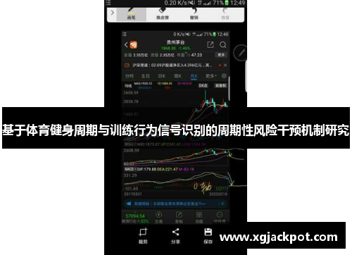 基于体育健身周期与训练行为信号识别的周期性风险干预机制研究